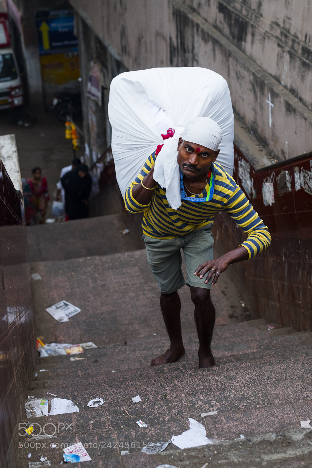 Nikon D850 sample photo. A dhobi in action photography