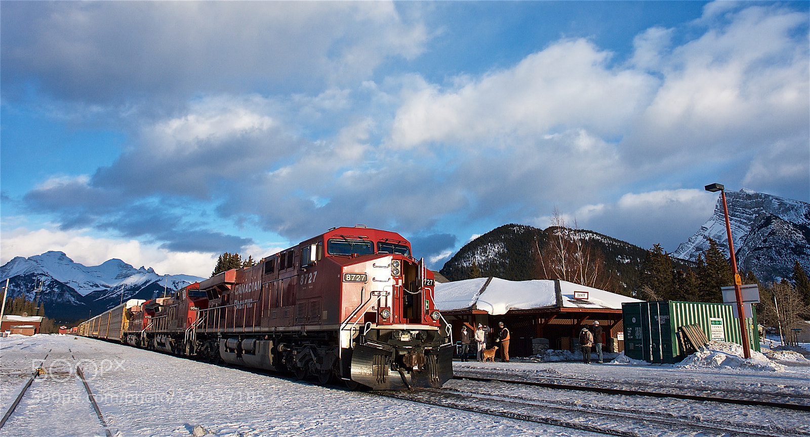 Sony DSC-R1 sample photo. Banff station photography