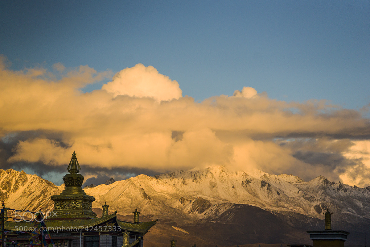 Sony a7 sample photo. 日照金山 photography