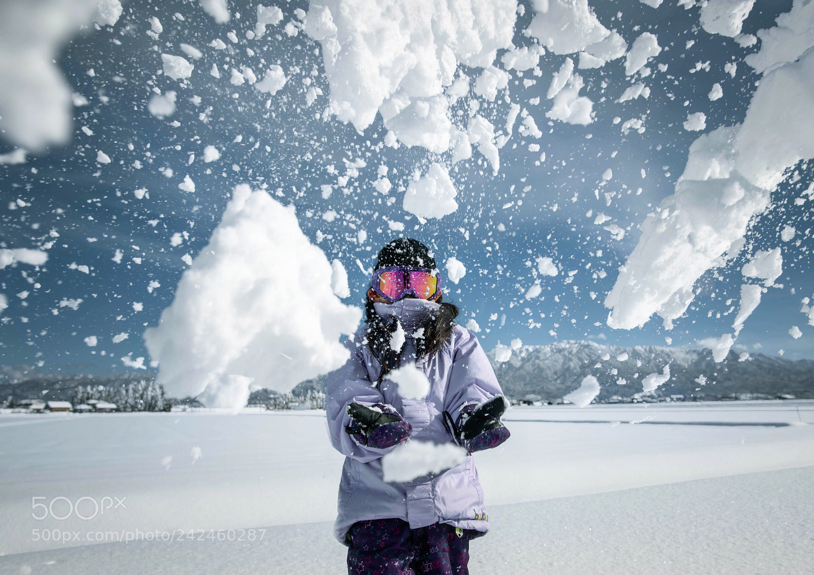 Nikon D850 sample photo. Snow splash! photography