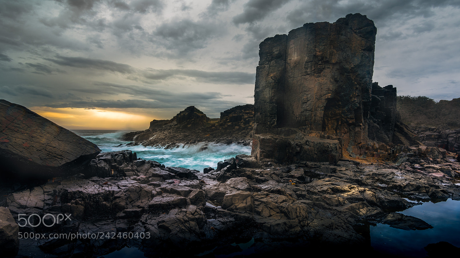 Nikon D810 sample photo. Bombo headland photography