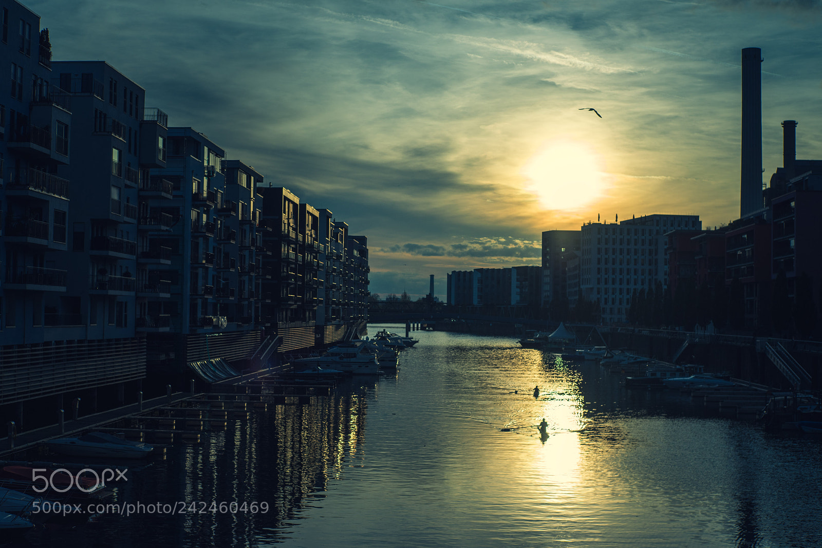 Sony a7 II sample photo. Frankfurt westhafen photography
