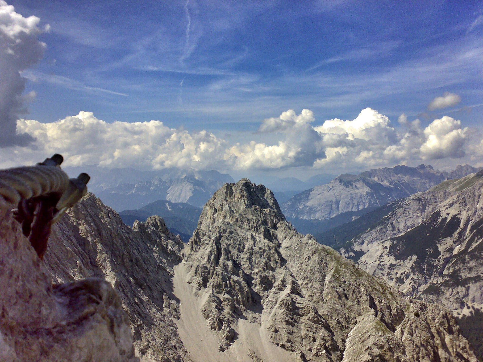 Nokia N73 sample photo. Klettersteig photography