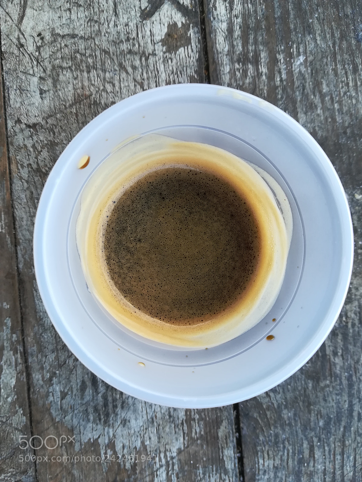 HUAWEI PRA-LX1 sample photo. Coffee in plastic cup photography