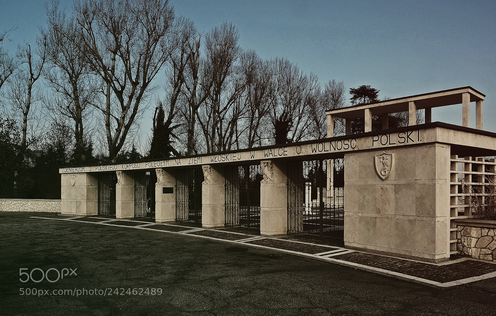 Olympus OM-D E-M5 II sample photo. Cimitero polacco - bologna photography