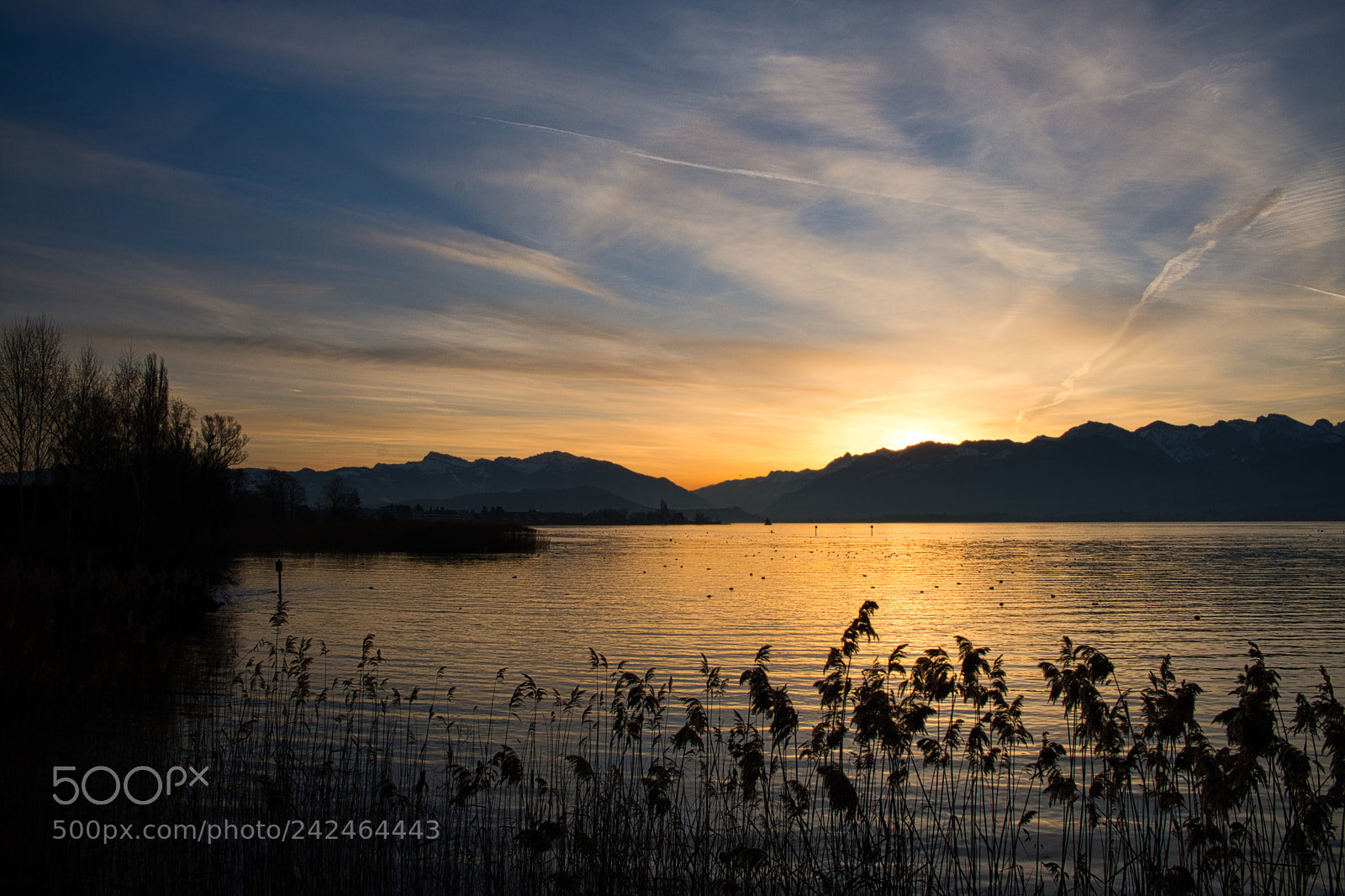 Fujifilm X-T2 sample photo. Sunrise over lake zurich photography