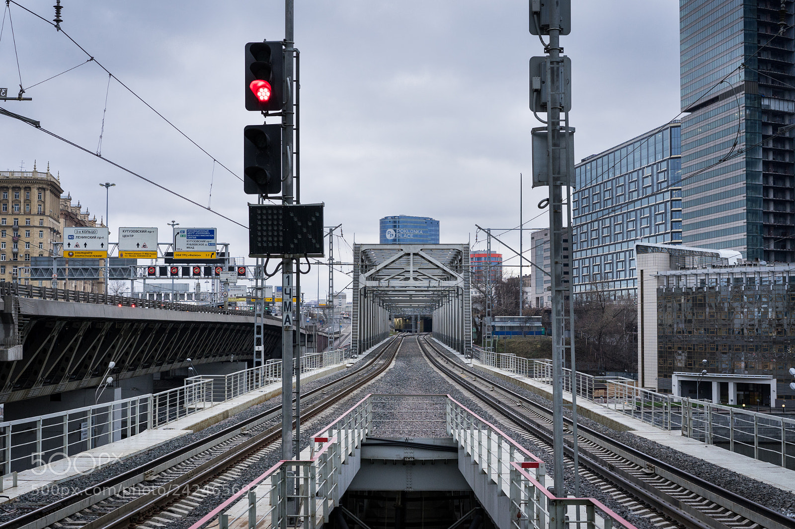 Sony a7 II sample photo. Railroad staition lines photography