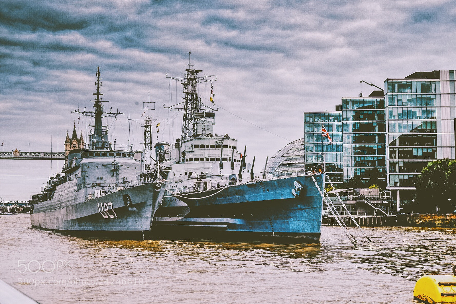 Fujifilm X-T10 sample photo. Battleship in london photography