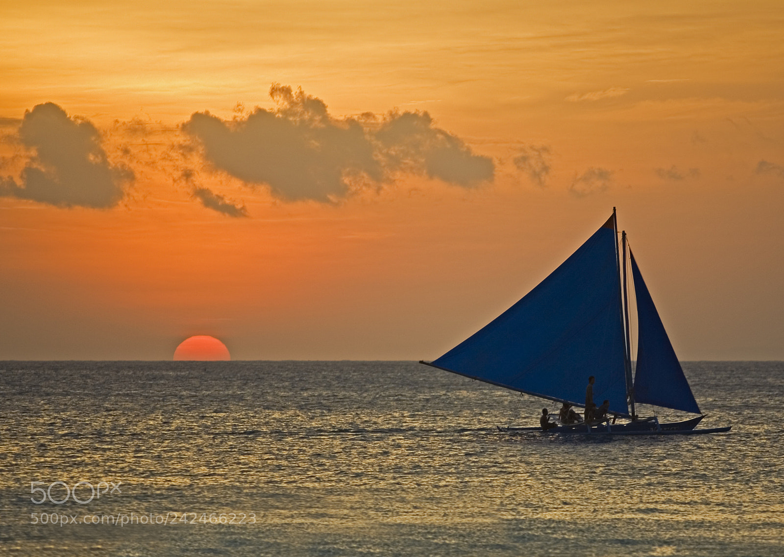 Canon EOS 5D sample photo. Boracay beach sunset photography