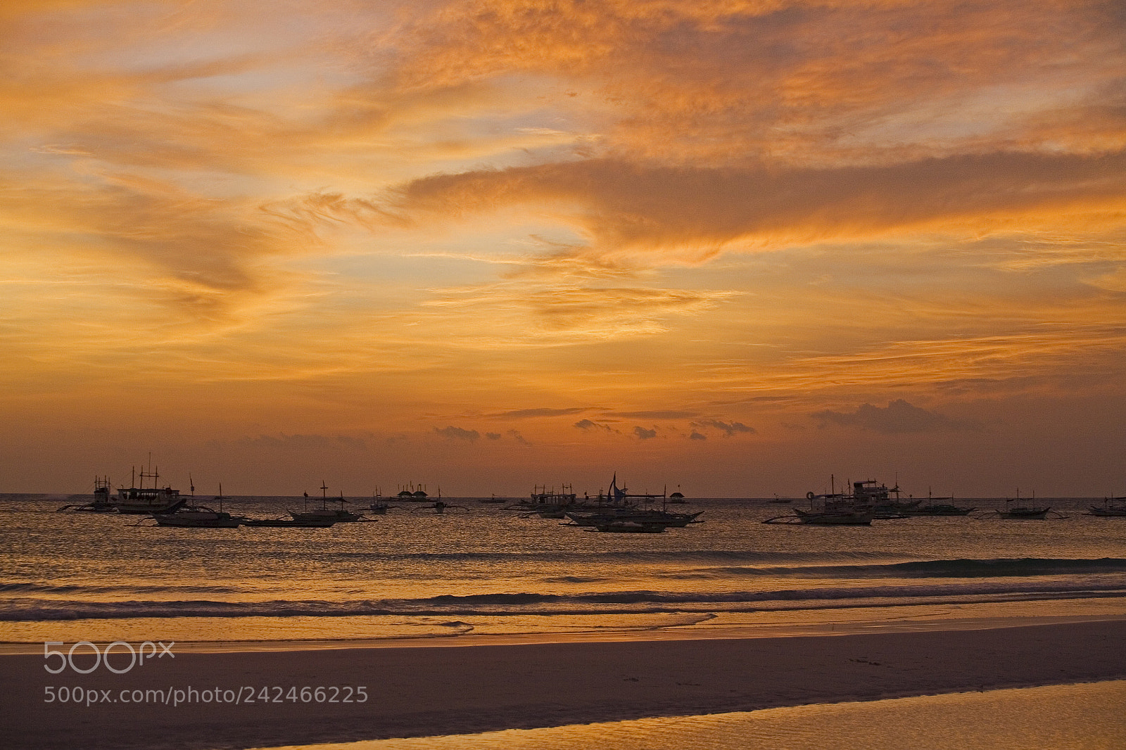 Canon EOS 5D sample photo. Boracay beach sunset photography