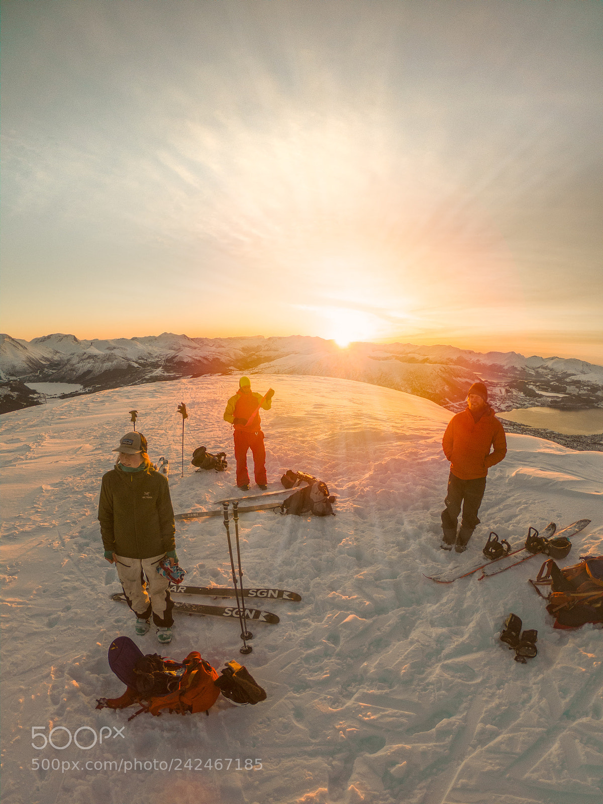GoPro Hero6 Black sample photo. Skitouring photography