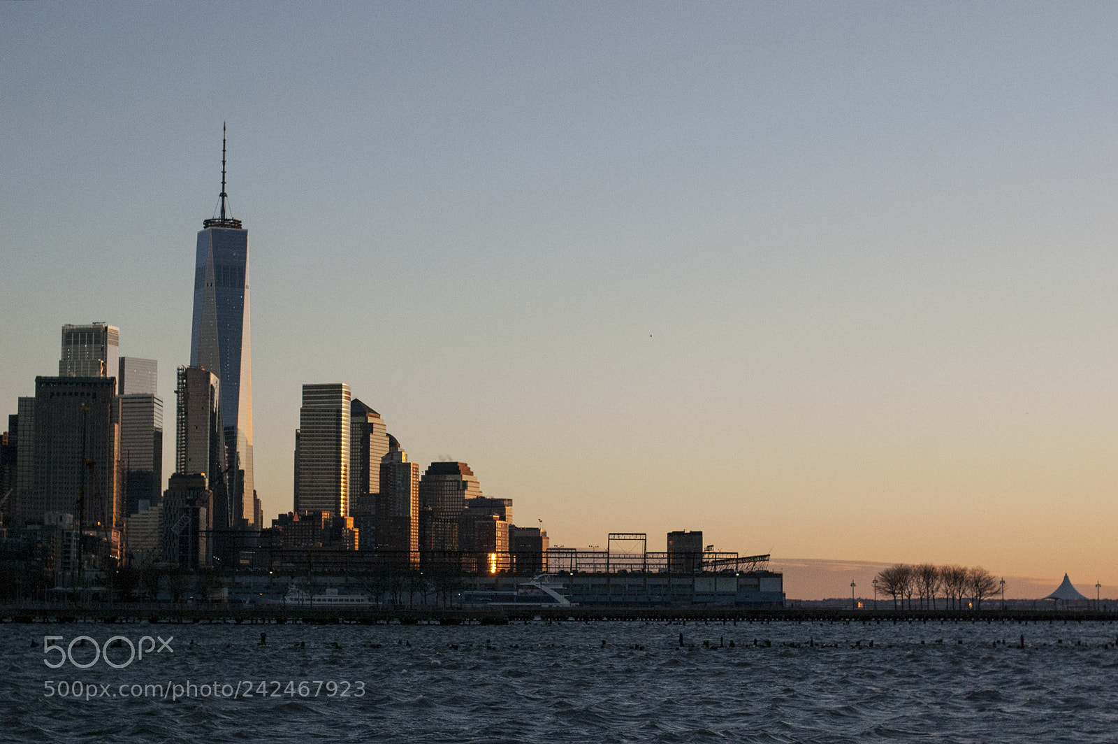 Nikon D40 sample photo. Manhattan sunset photography