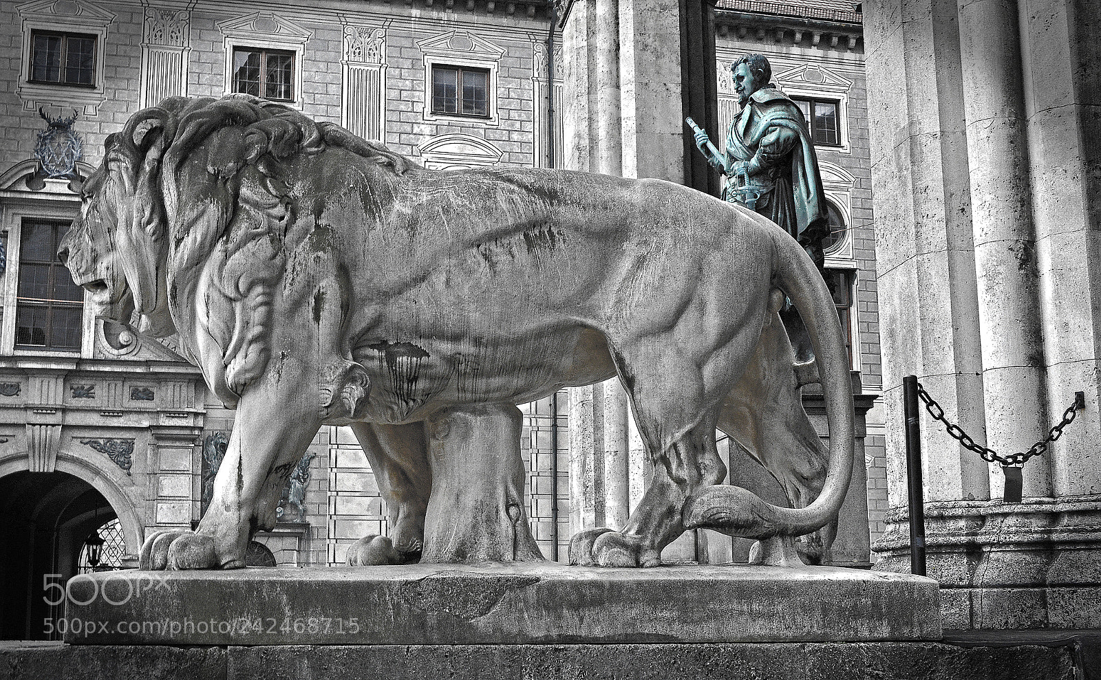 Nikon D3100 sample photo. Bavarian lion photography