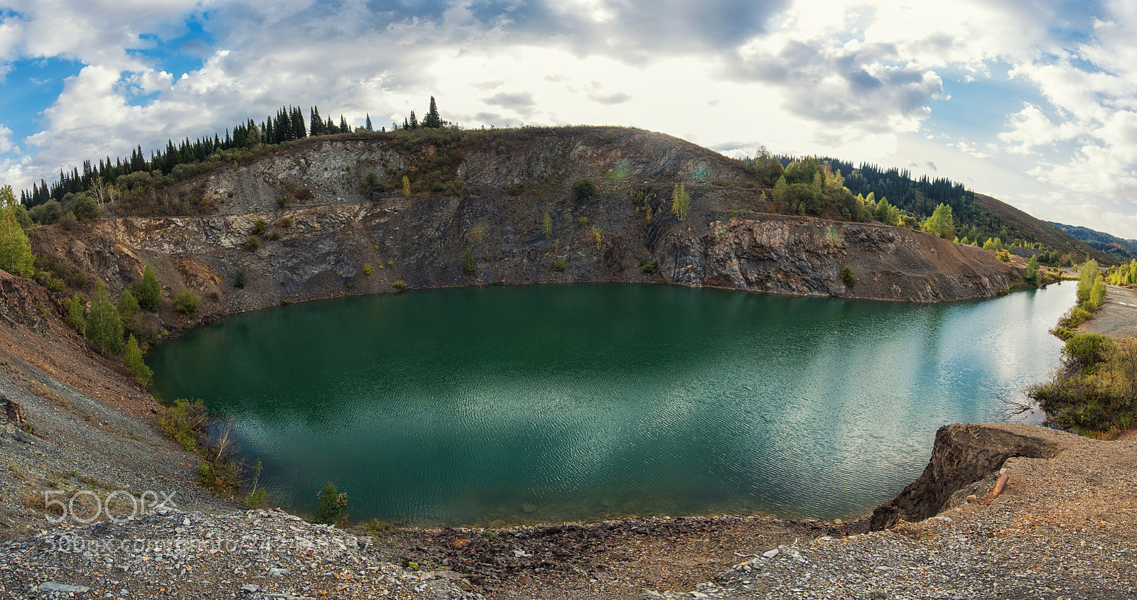 Nikon D810 sample photo. Blue lake in altai photography