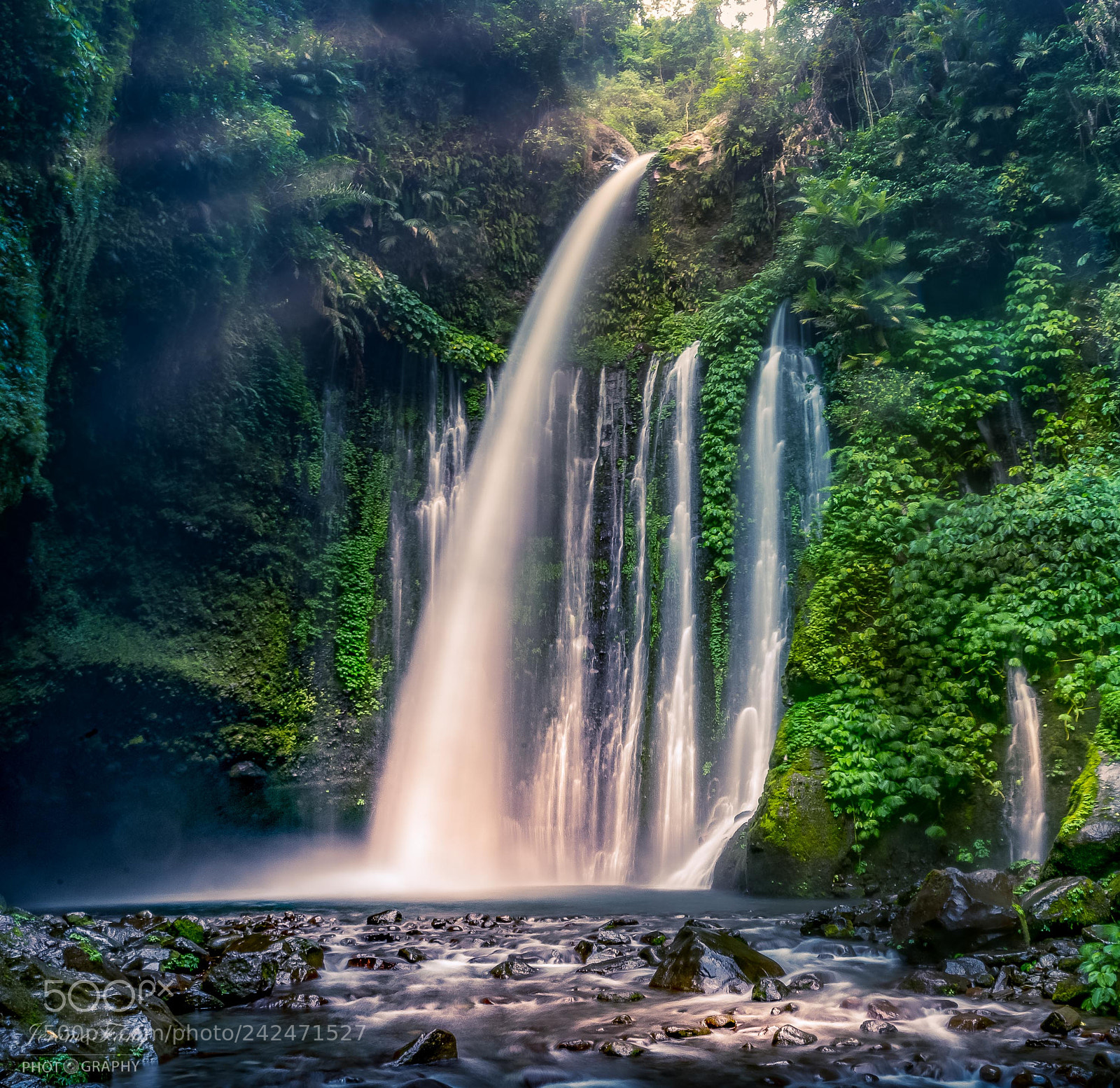 Sony a7 sample photo. Tiu kelep waterfall photography