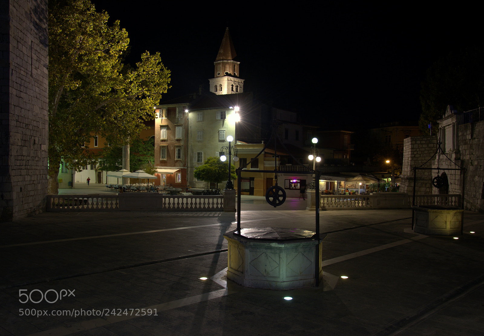 Nikon D7100 sample photo. Zadar at night photography