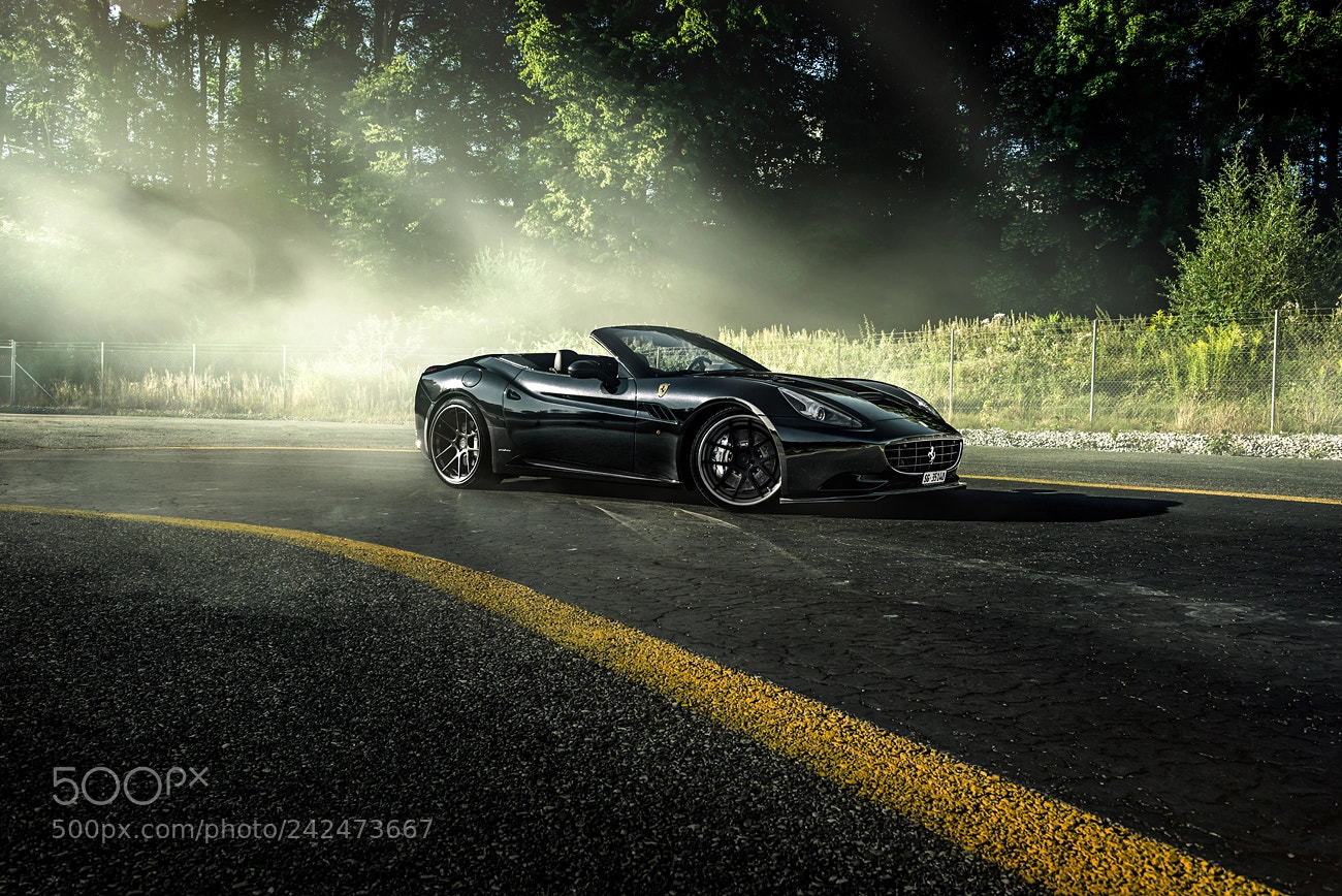 Nikon D800 sample photo. Ferrari california photography