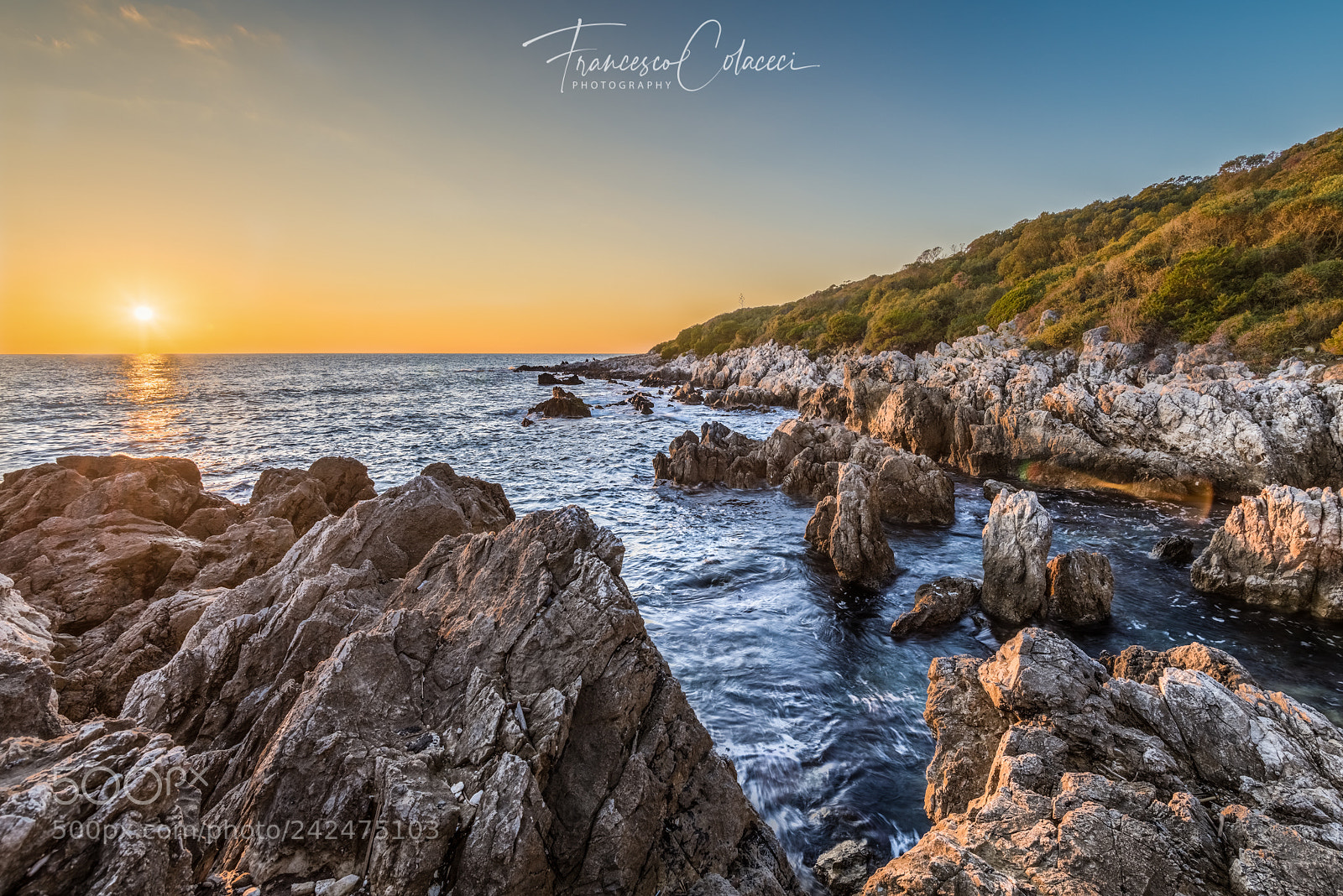 Nikon D810 sample photo. Sunset at punta rossa photography