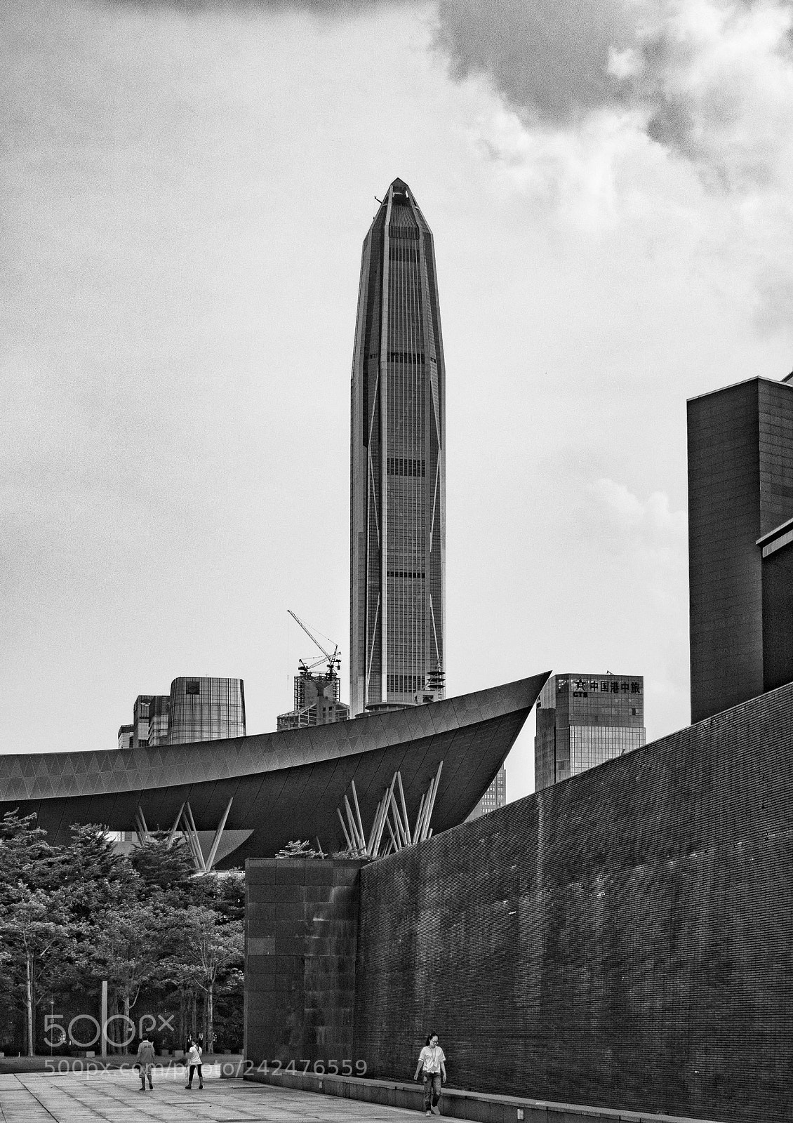 Olympus PEN E-PL7 sample photo. Pingan buliding photography