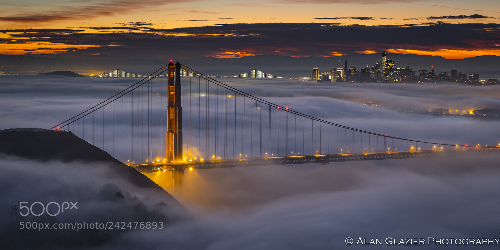 Olympus OM-D E-M1 Mark II sample photo. Golden gate bridge, sunrise, 11/24/17 photography