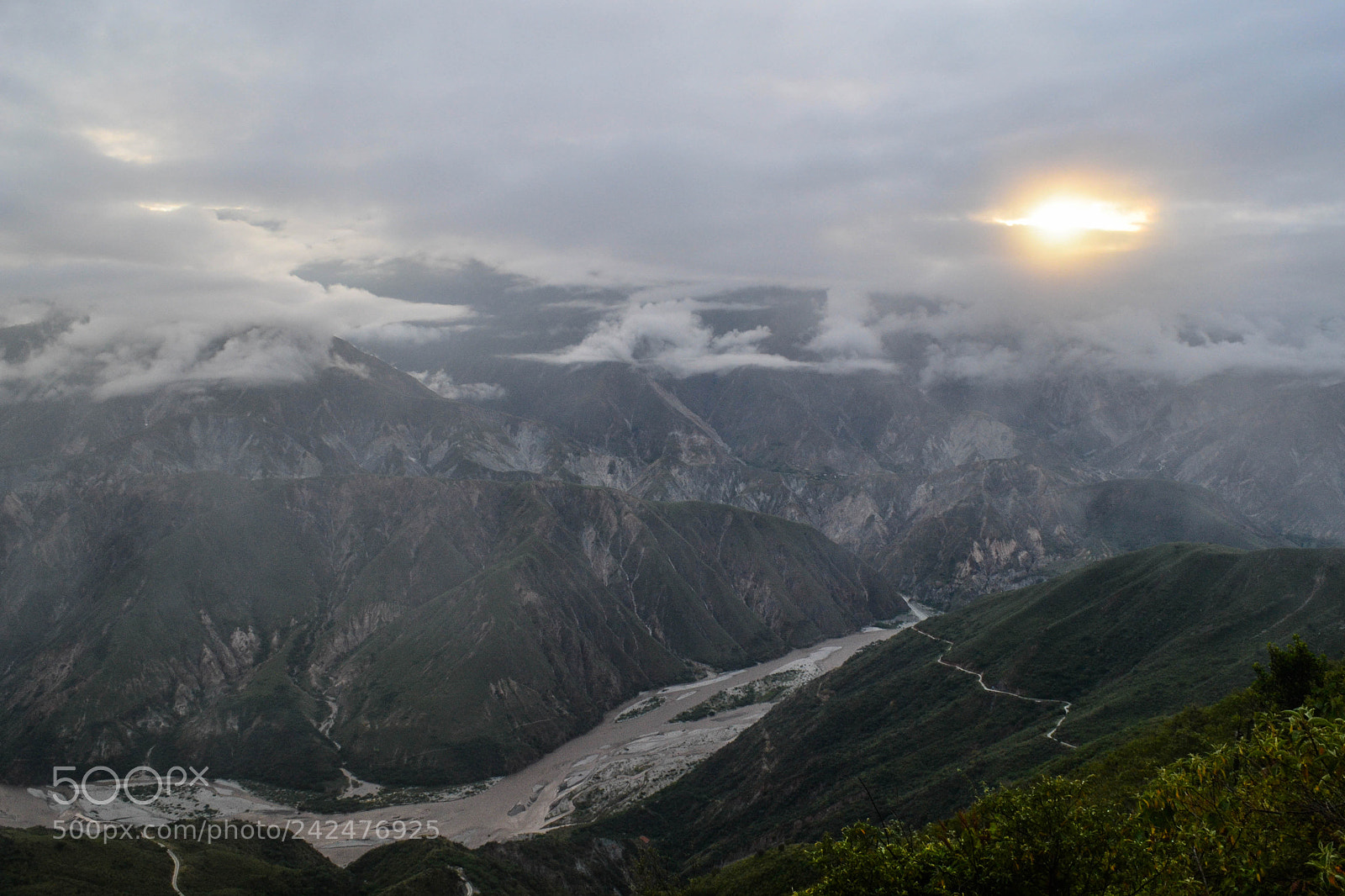 Nikon D3100 sample photo. Ca on del chicamocha photography