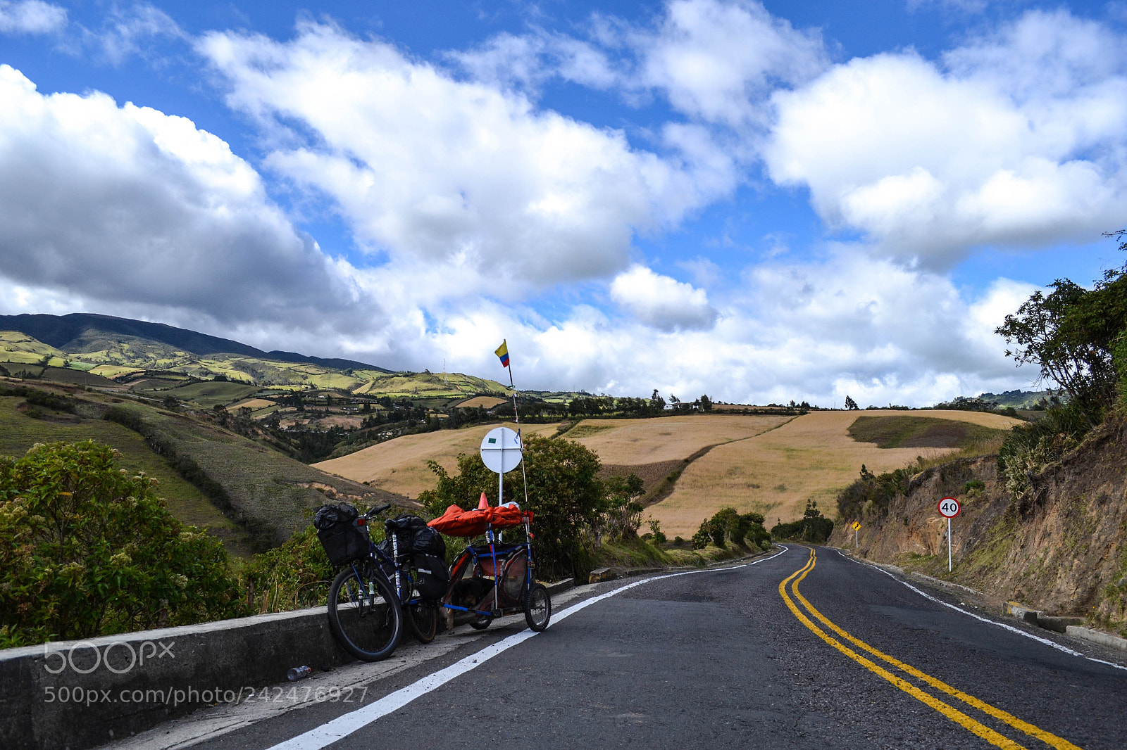 Nikon D3100 sample photo. Circunvalar volcan galeras. photography