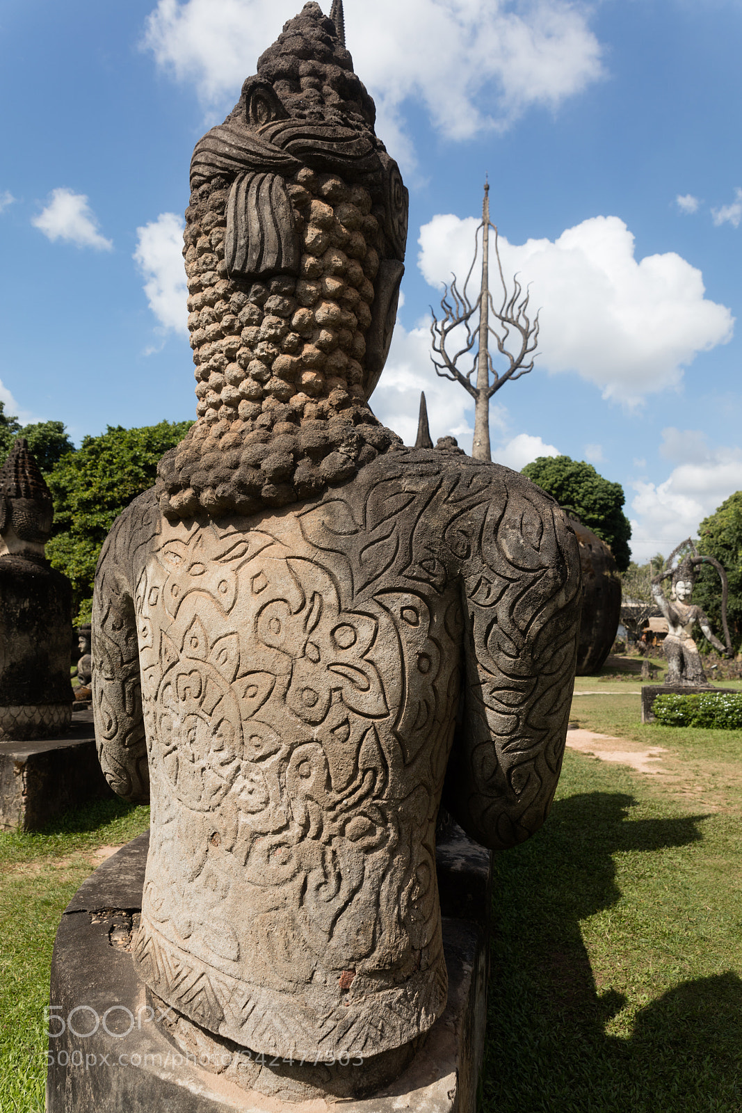 Canon EOS 5DS R sample photo. Wat xieng khuan buddha photography