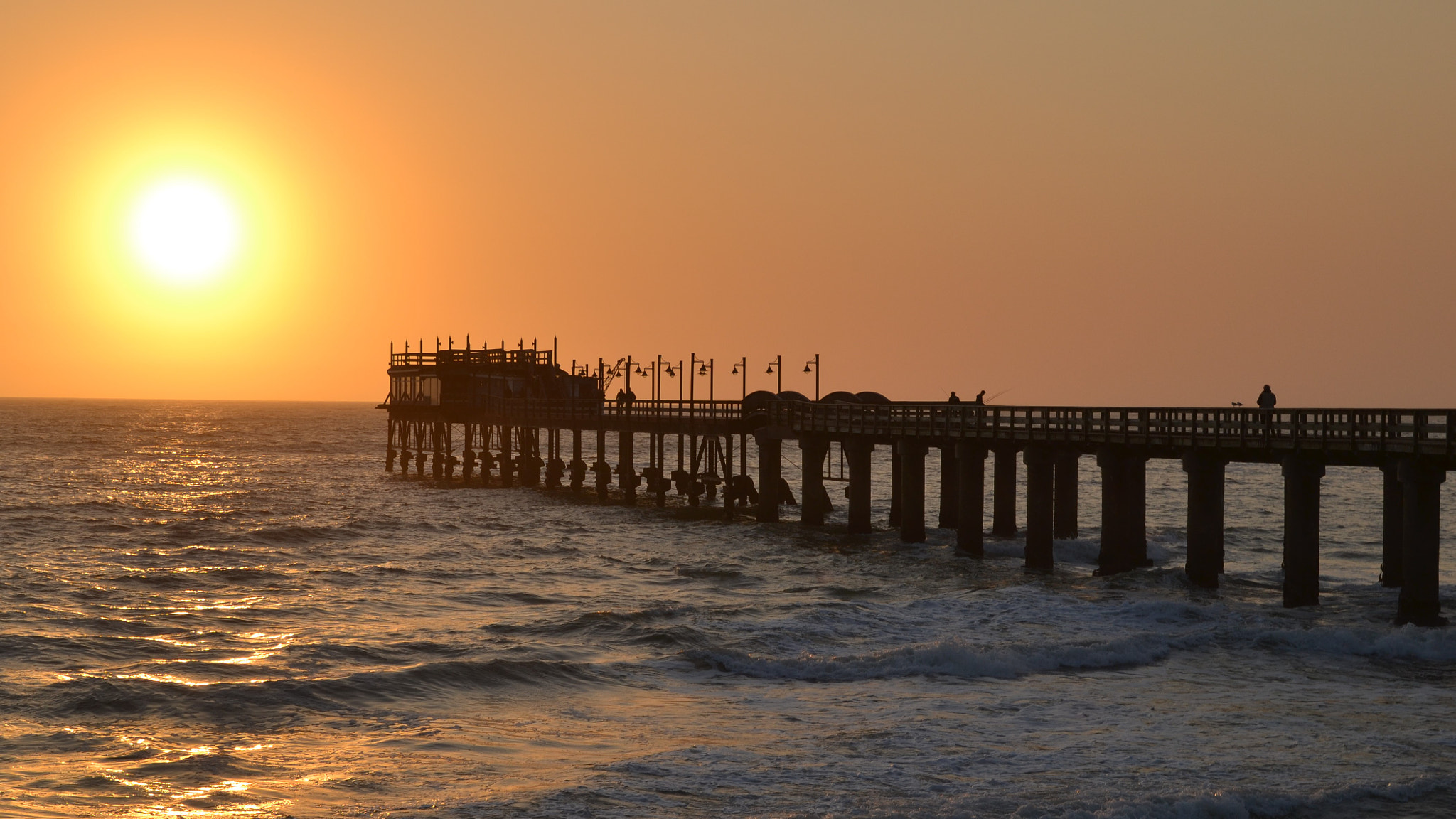 Nikon D3100 sample photo. Sonnenuntergang in swakopmund photography
