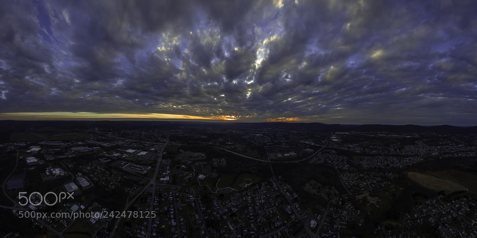 DJI FC220 sample photo. Great sunset photography
