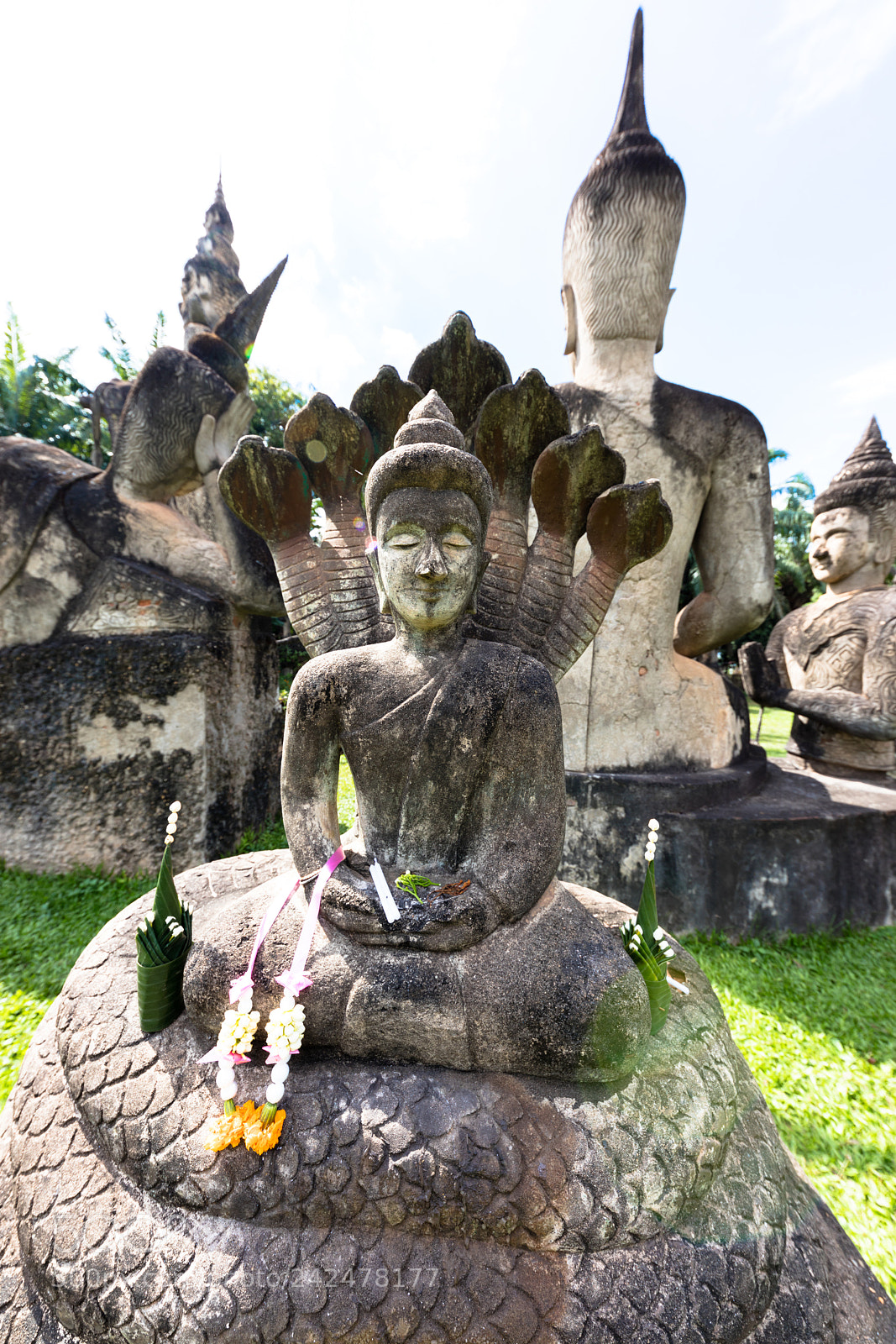 Canon EOS 5DS R sample photo. Wat xieng khuan buddha photography