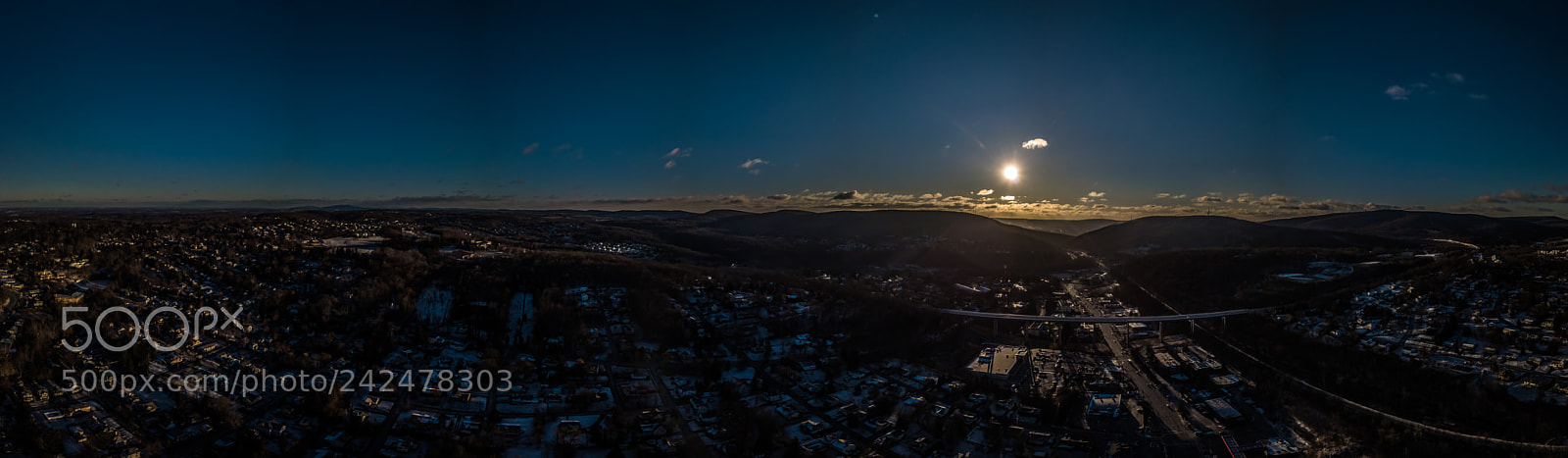 DJI FC220 sample photo. Surreal sun rise photography