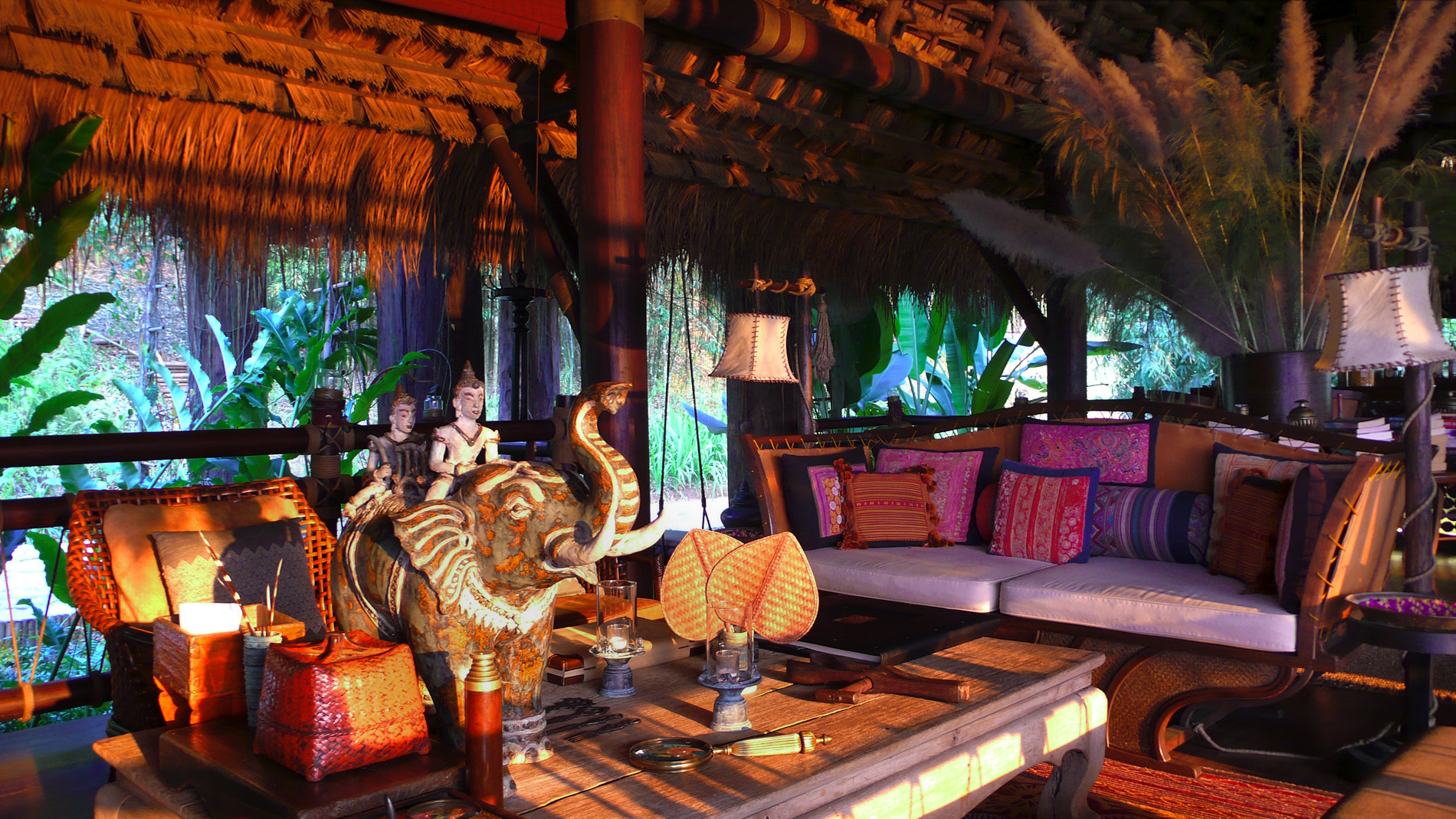 Four Seasons Tented Camp, Chiang Saen, Thailand.