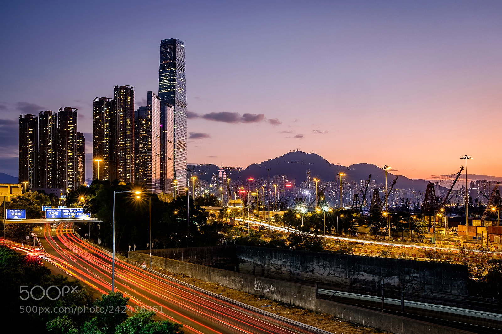 Fujifilm X-T10 sample photo. West kowloon sunset photography