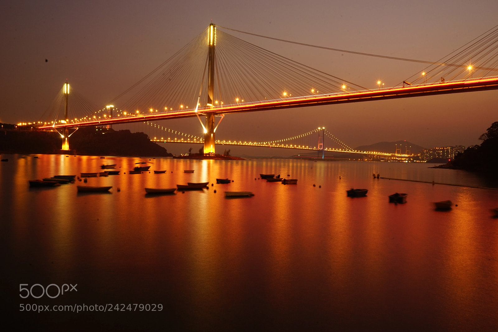 Sony a7 II sample photo. Ting kau bridge at photography