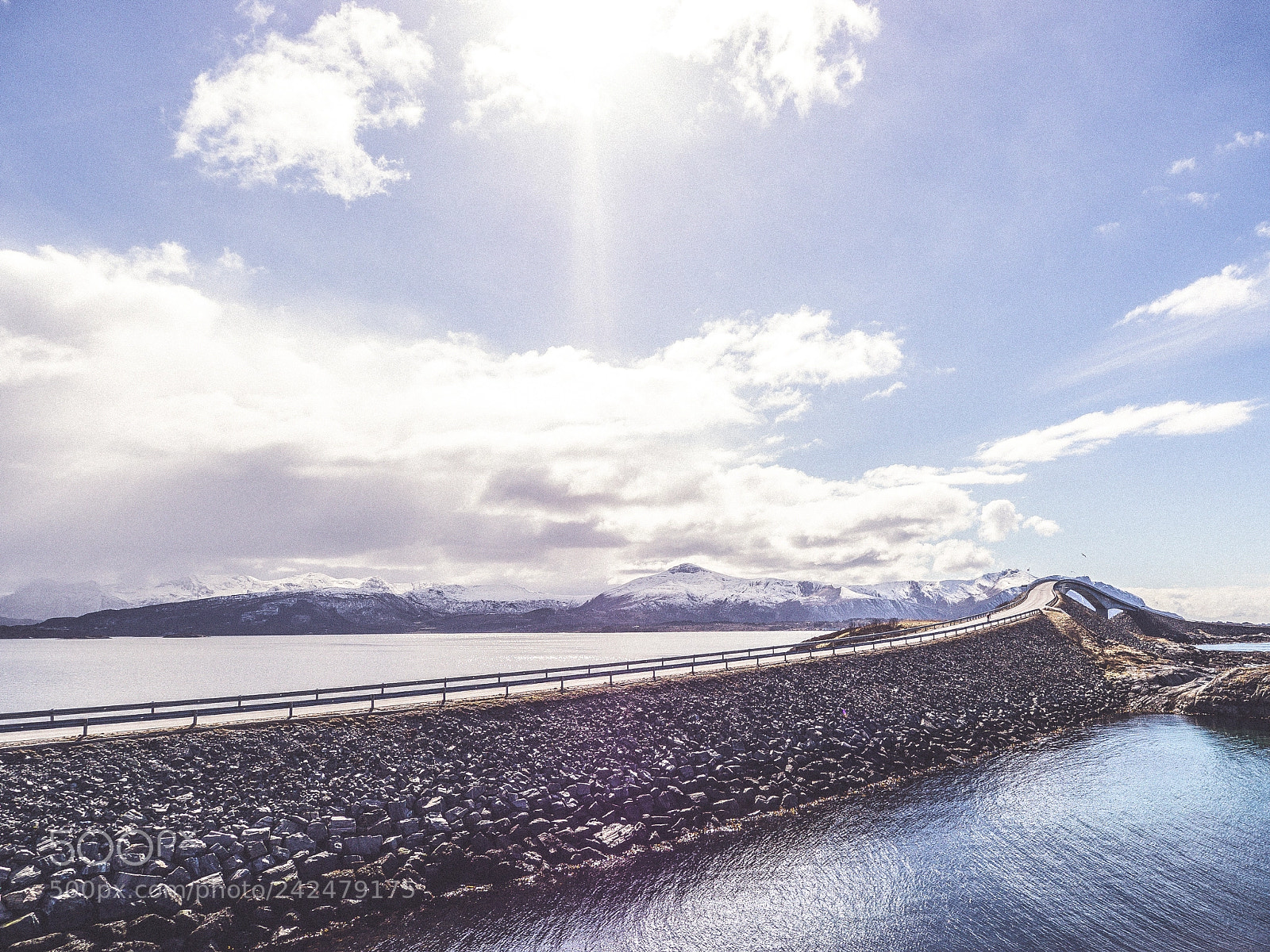 Olympus OM-D E-M10 sample photo. Atlantic ocean road photography