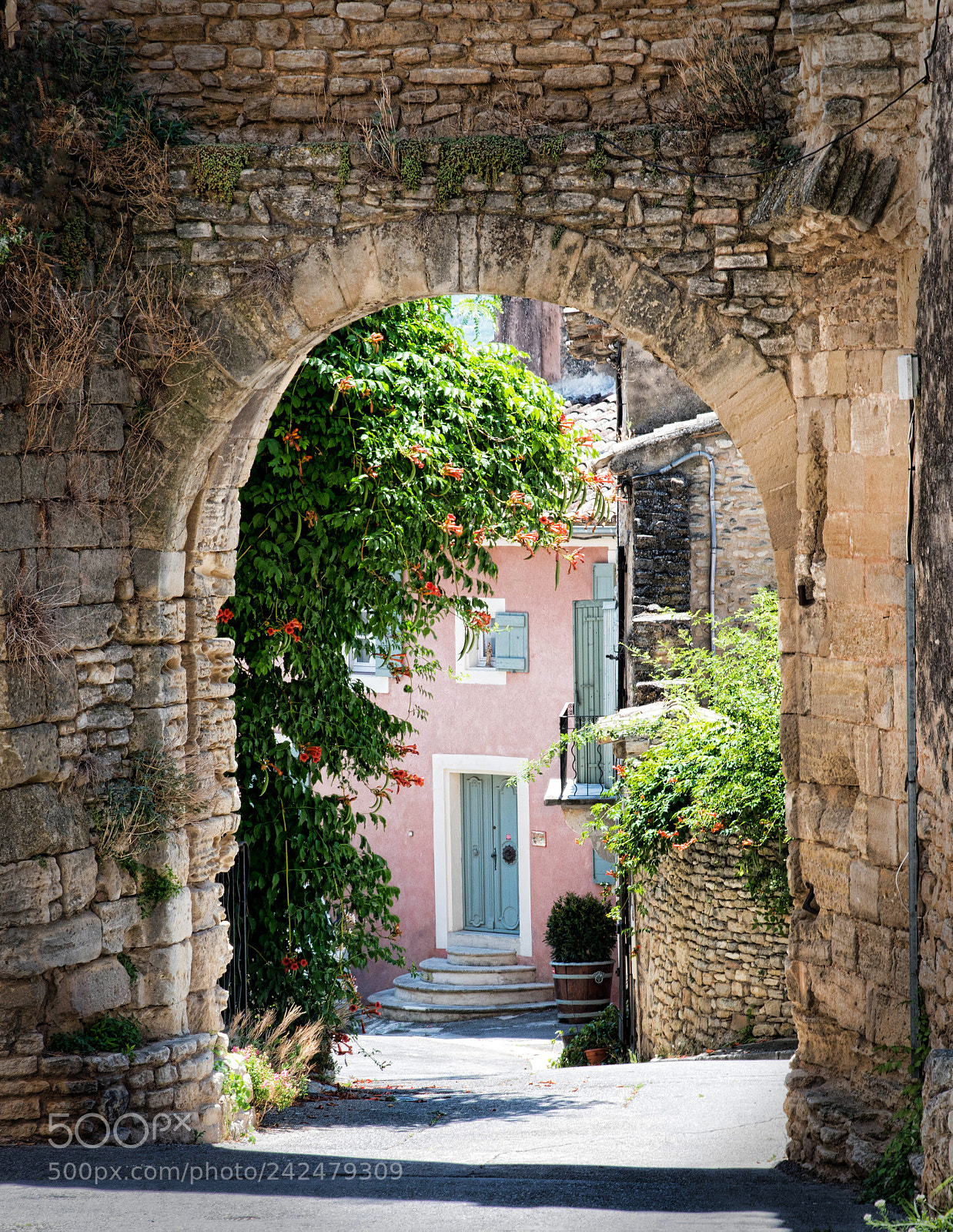 Nikon D800 sample photo. Archway in provence photography
