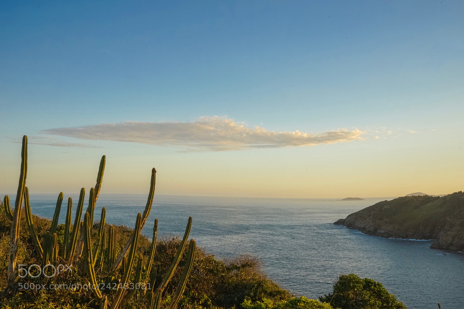 Sony a7 sample photo. Ocean view during sunset photography