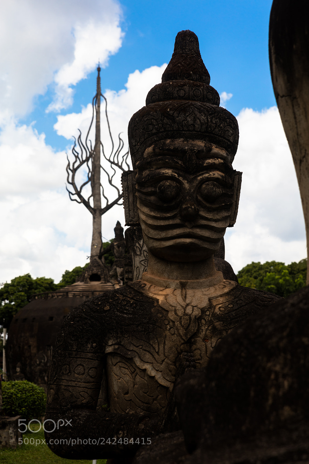 Canon EOS 5DS R sample photo. Wat xieng khuan buddha photography
