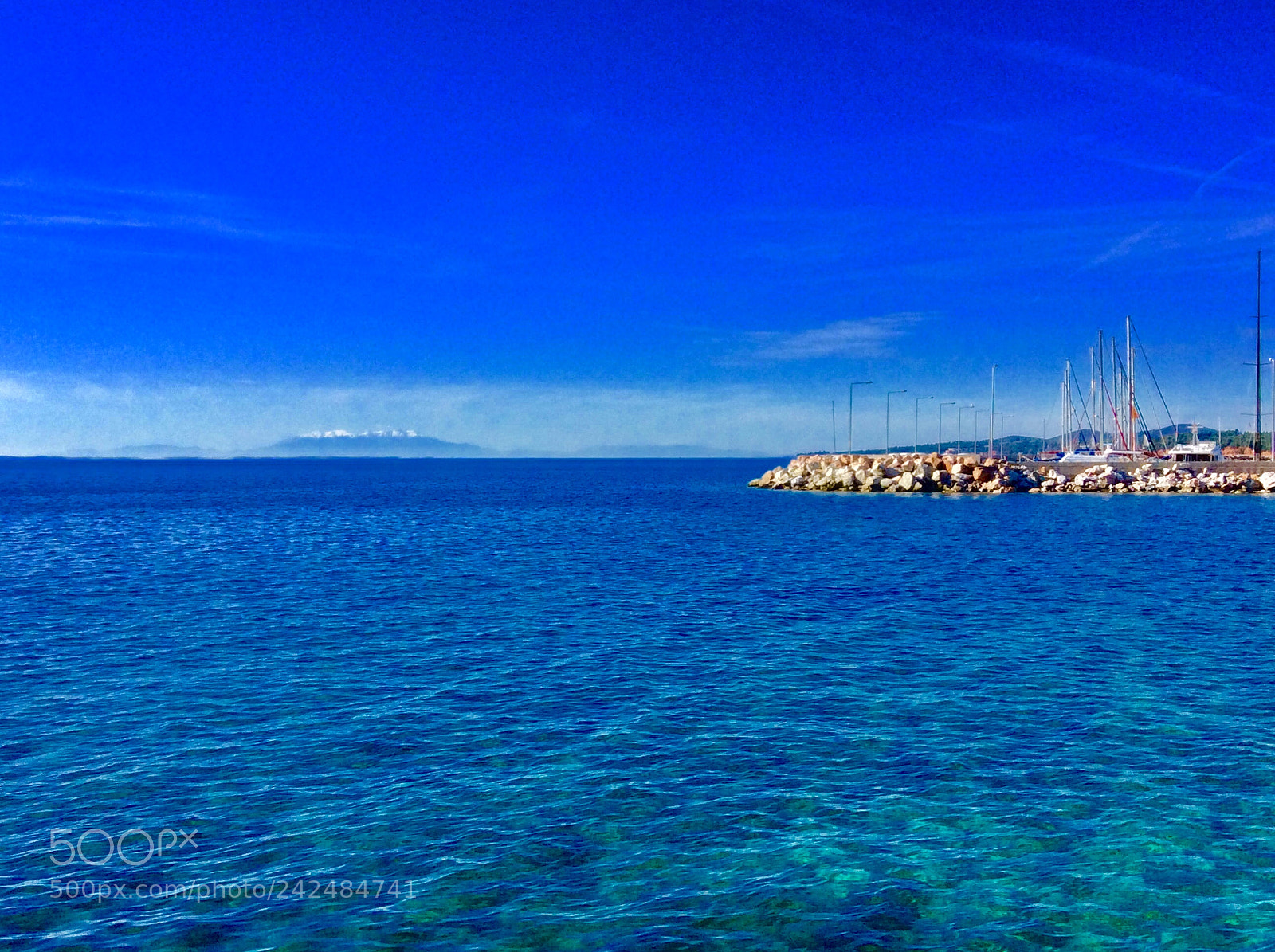 Apple iPad mini 2 sample photo. Greek blue photography
