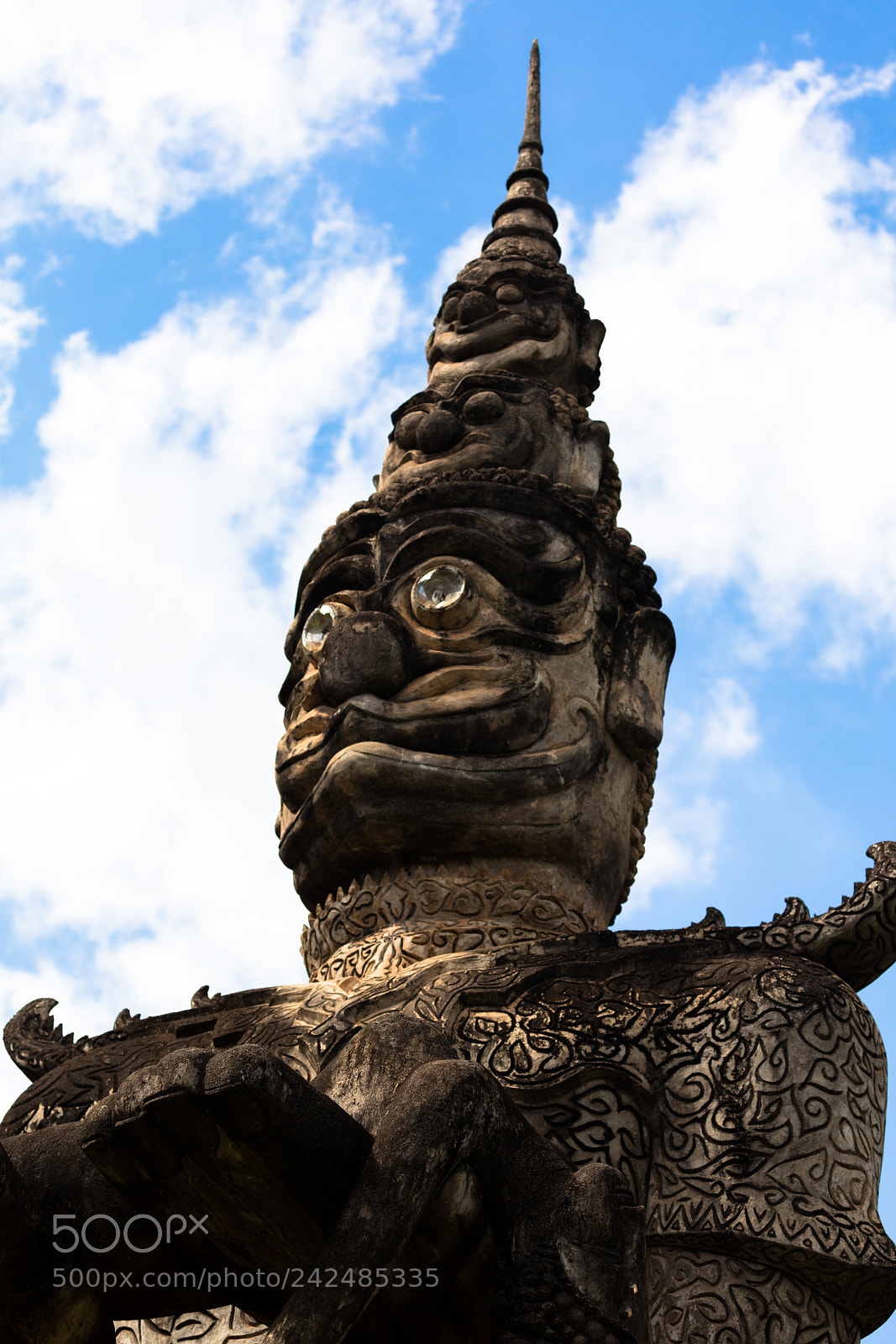 Canon EOS 5DS R sample photo. Wat xieng khuan buddha photography