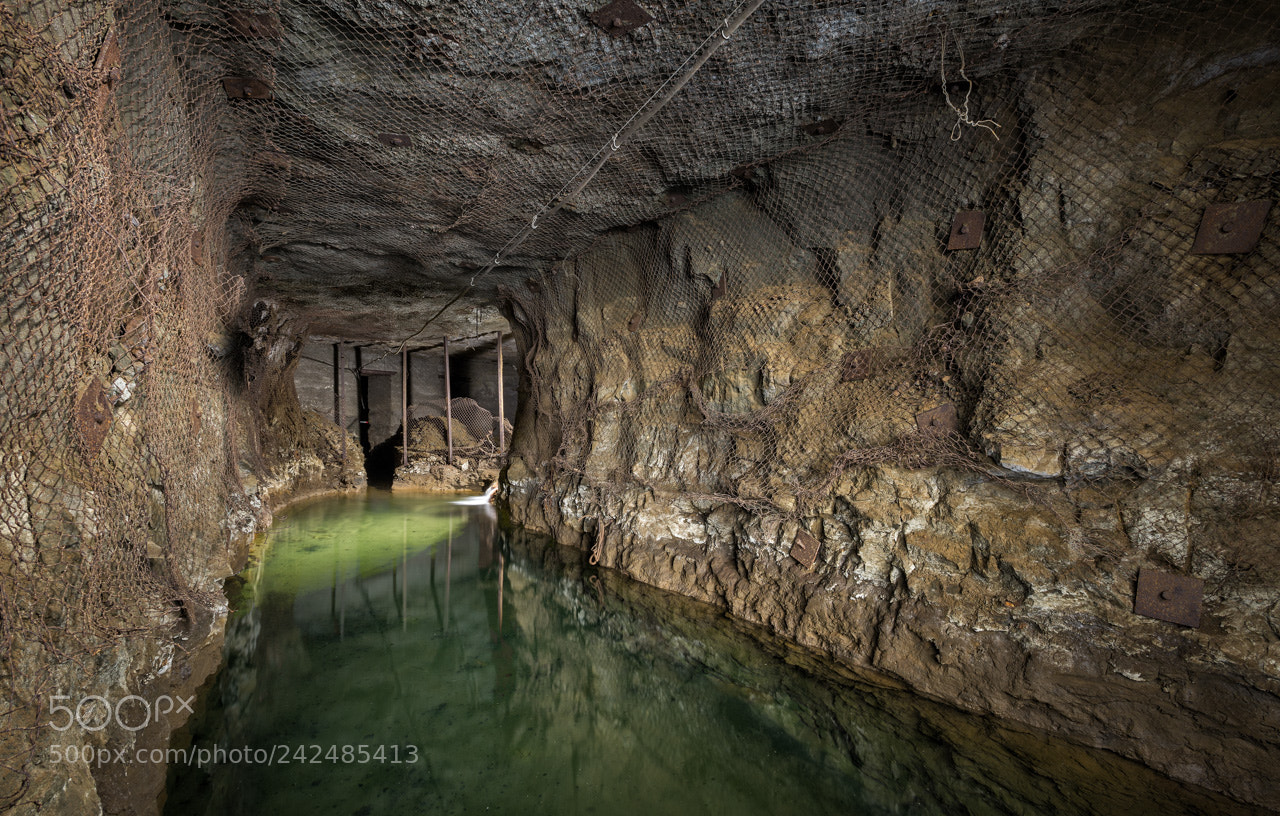 Nikon D600 sample photo. Flooded mining tunnel photography