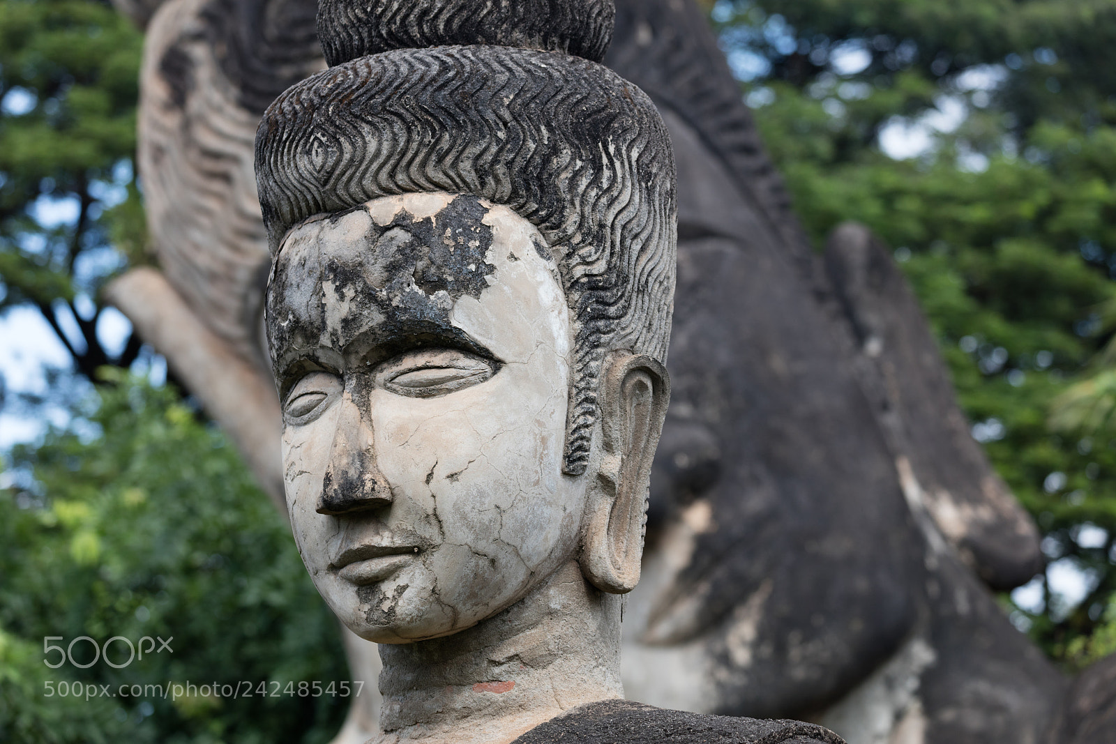 Canon EOS 5DS R sample photo. Wat xieng khuan buddha photography