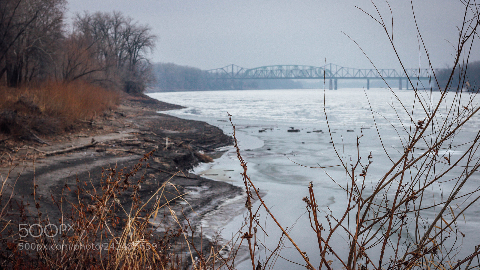 Canon EOS 750D (EOS Rebel T6i / EOS Kiss X8i) sample photo. Frozen river photography