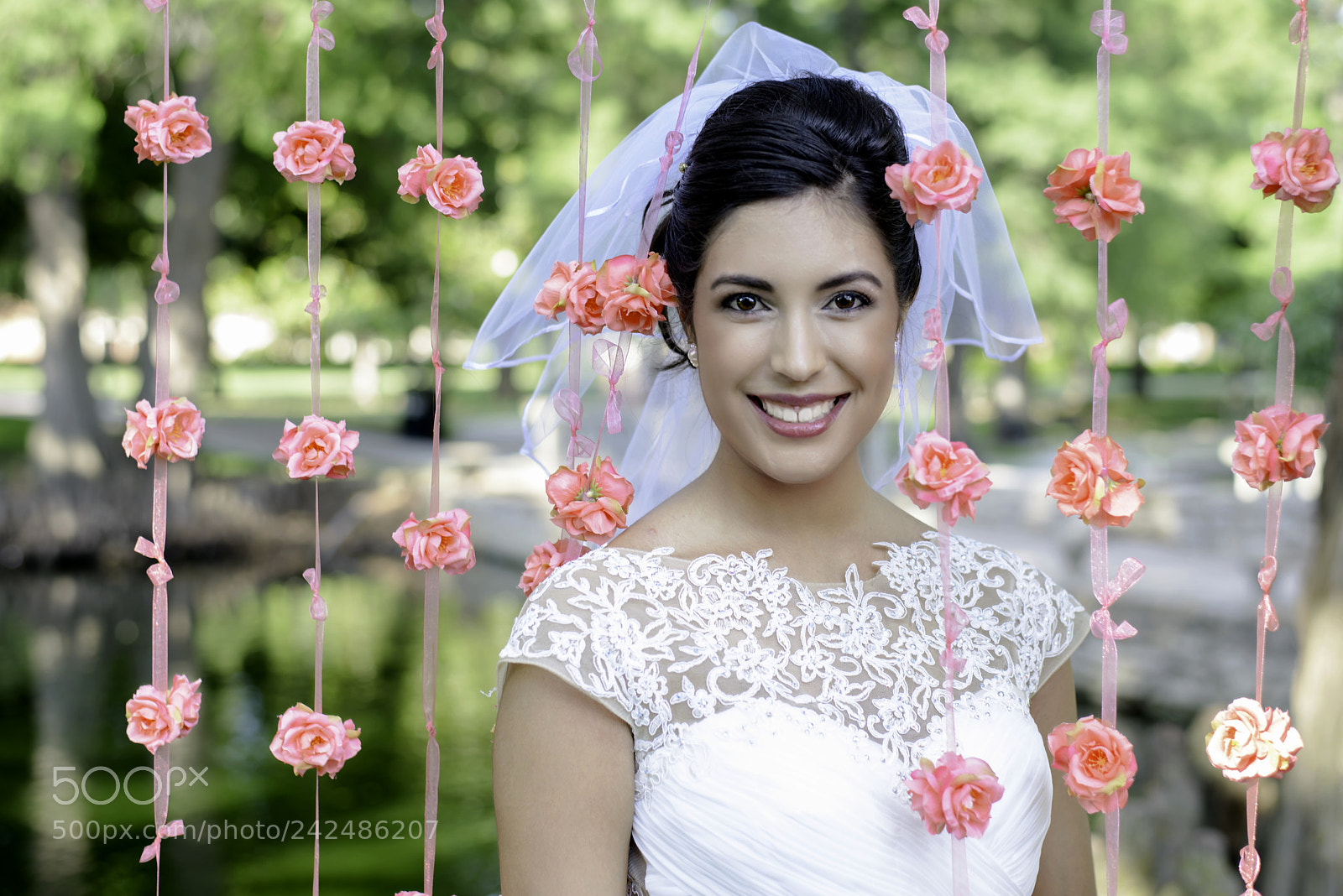 Nikon D800 sample photo. Trapped by flowers photography