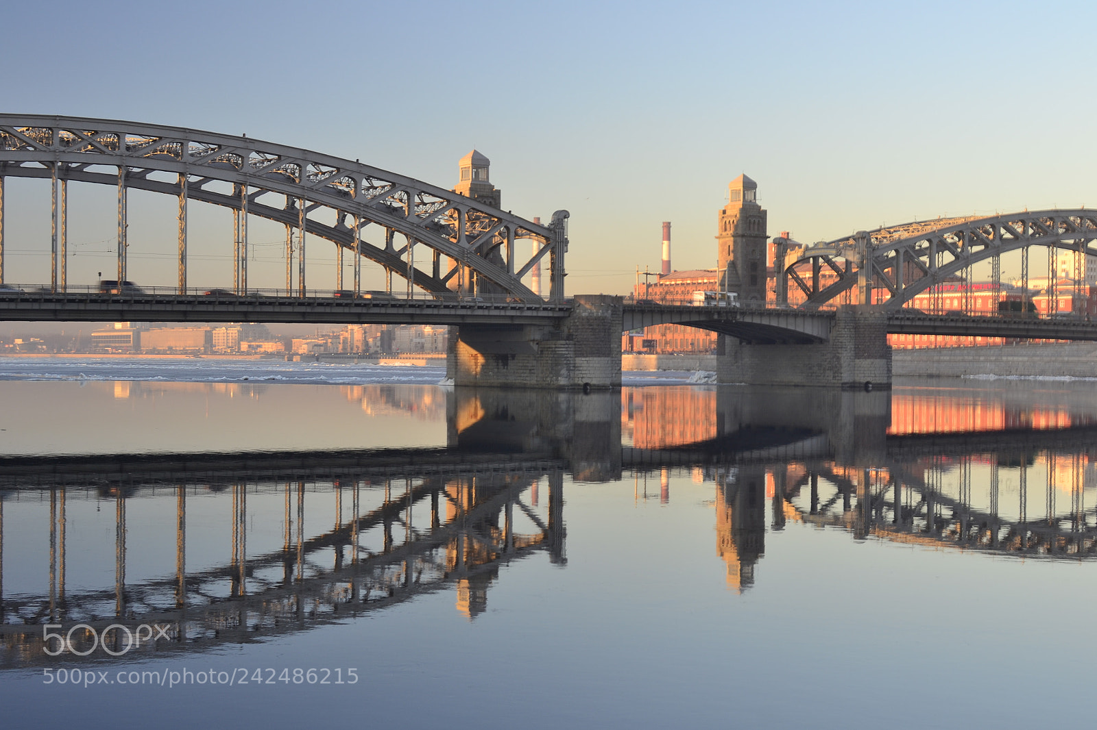 Nikon D3100 + Nikon AF-S DX Nikkor 35mm F1.8G sample photo. Bolsheokhtinsky bridge photography