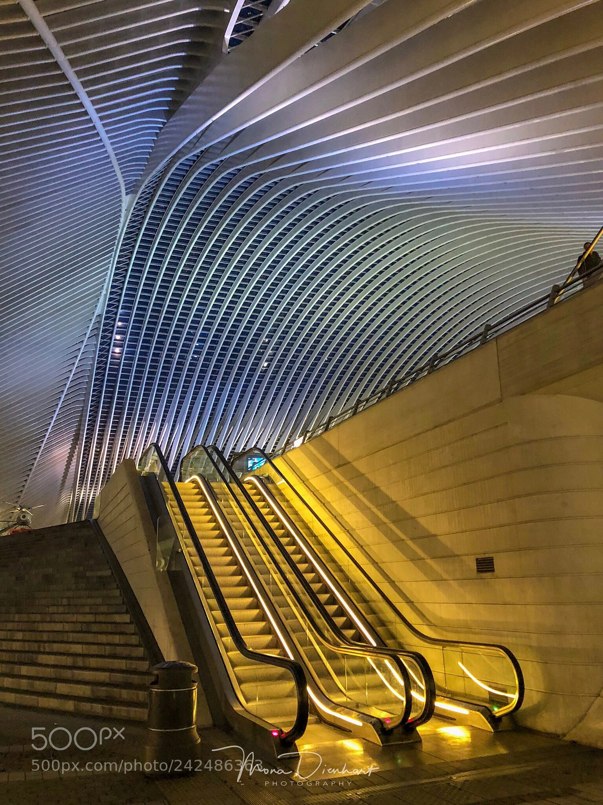 Apple iPhone 8 Plus sample photo. Escalator photography