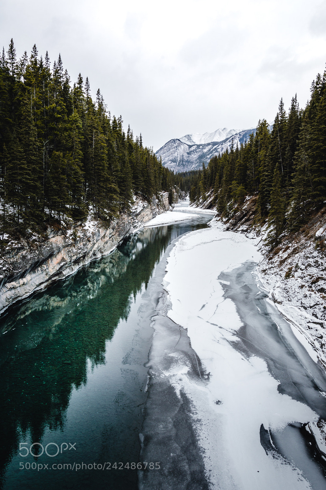 Nikon D3200 sample photo. Lake minnewanka calmness photography