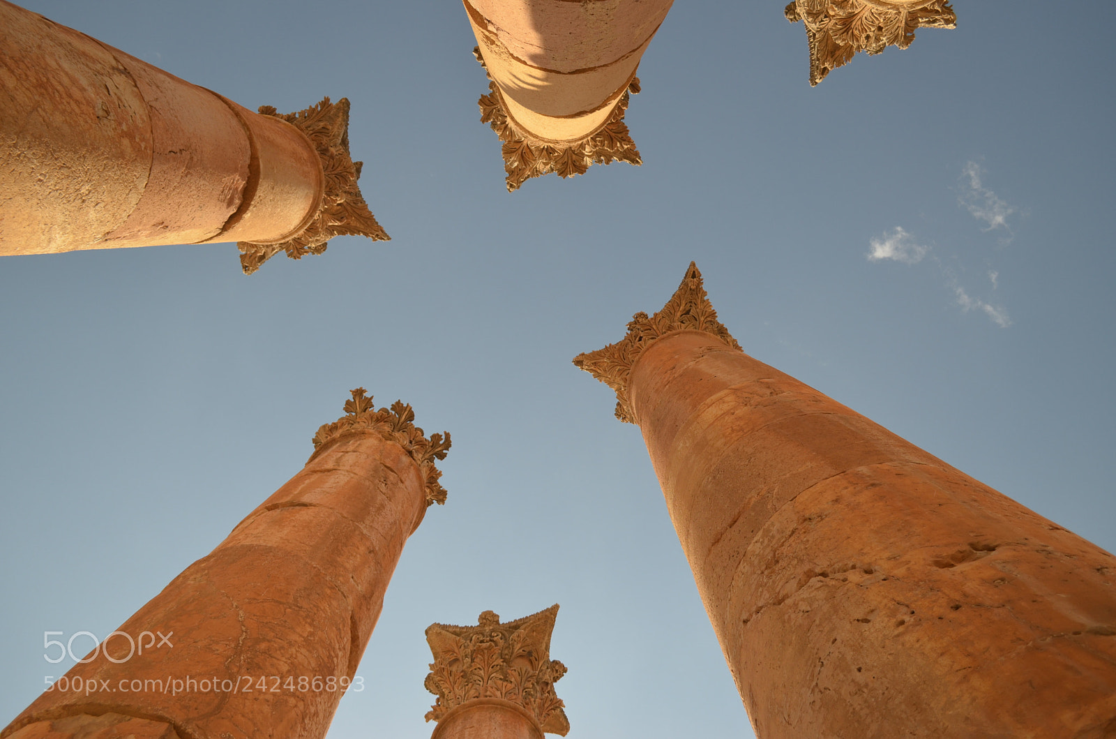 Nikon D5100 sample photo. Columns of jerash photography