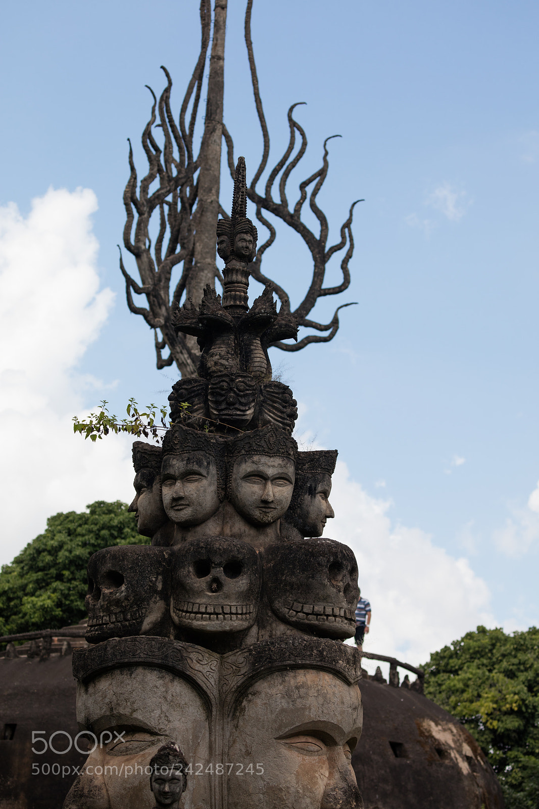 Canon EOS 5DS R sample photo. Wat xieng khuan buddha photography
