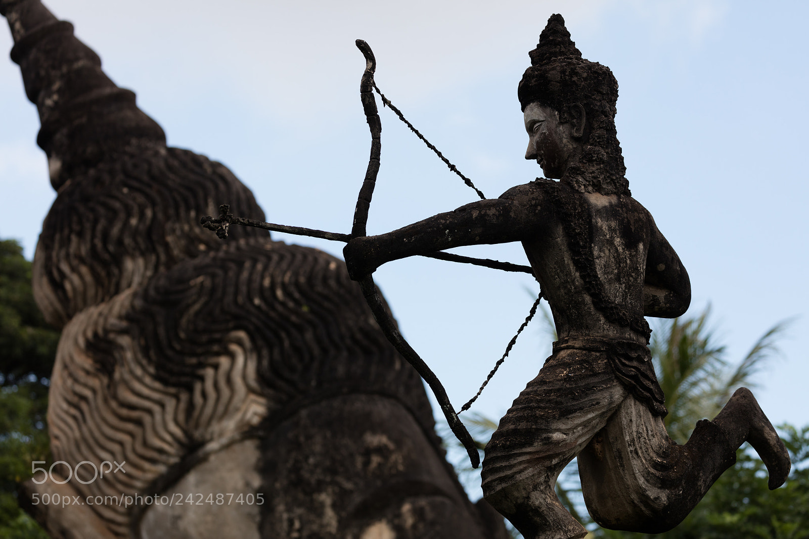 Canon EOS 5DS R sample photo. Wat xieng khuan buddha photography